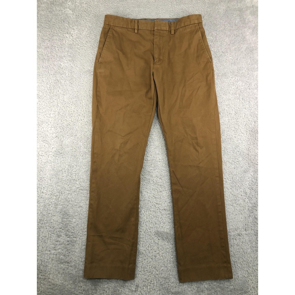 J Crew Pants Mens 30x29 (Tag 30x30) Brown Bowery Slim Chino